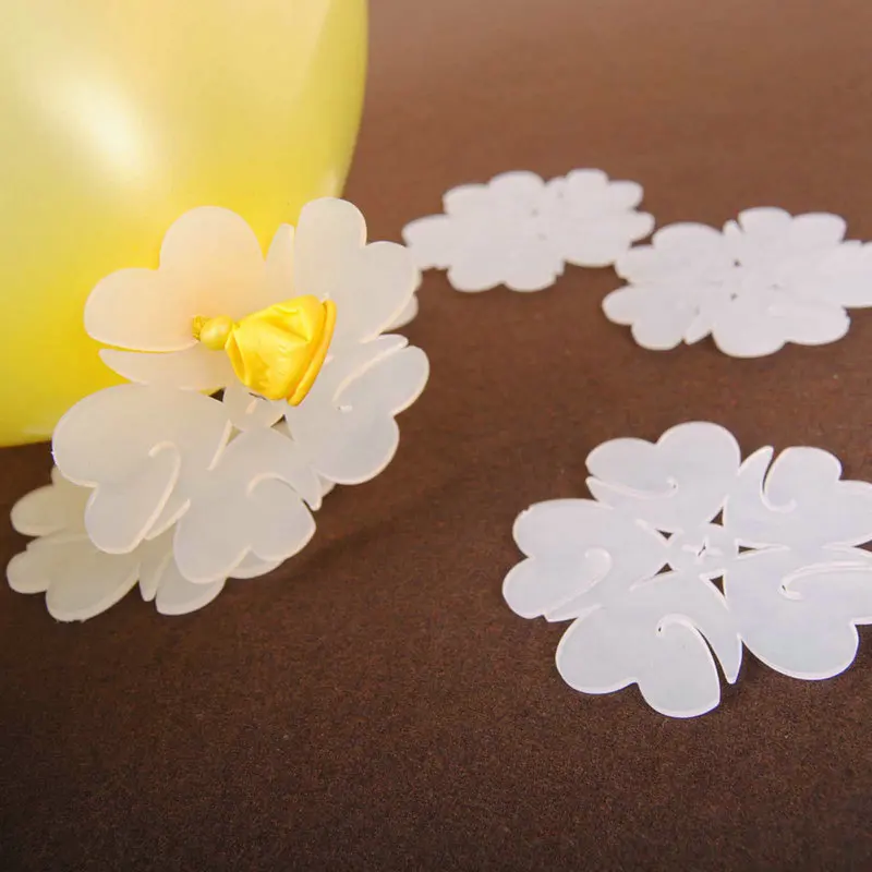 New 10Pcs/lots Practical balloon accessories plum flower clip balloons