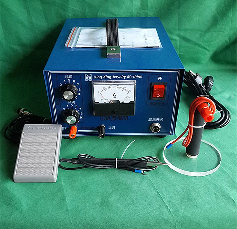 FREESHIPPING DX 50A jewelry welding machine,110V with extra electrode