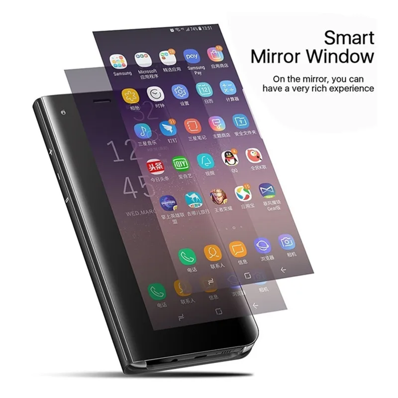 Чехол для телефона Huawei Mate 9 8 10 чехлы прозрачный зеркальный чехол смартфона P20 Pro P10