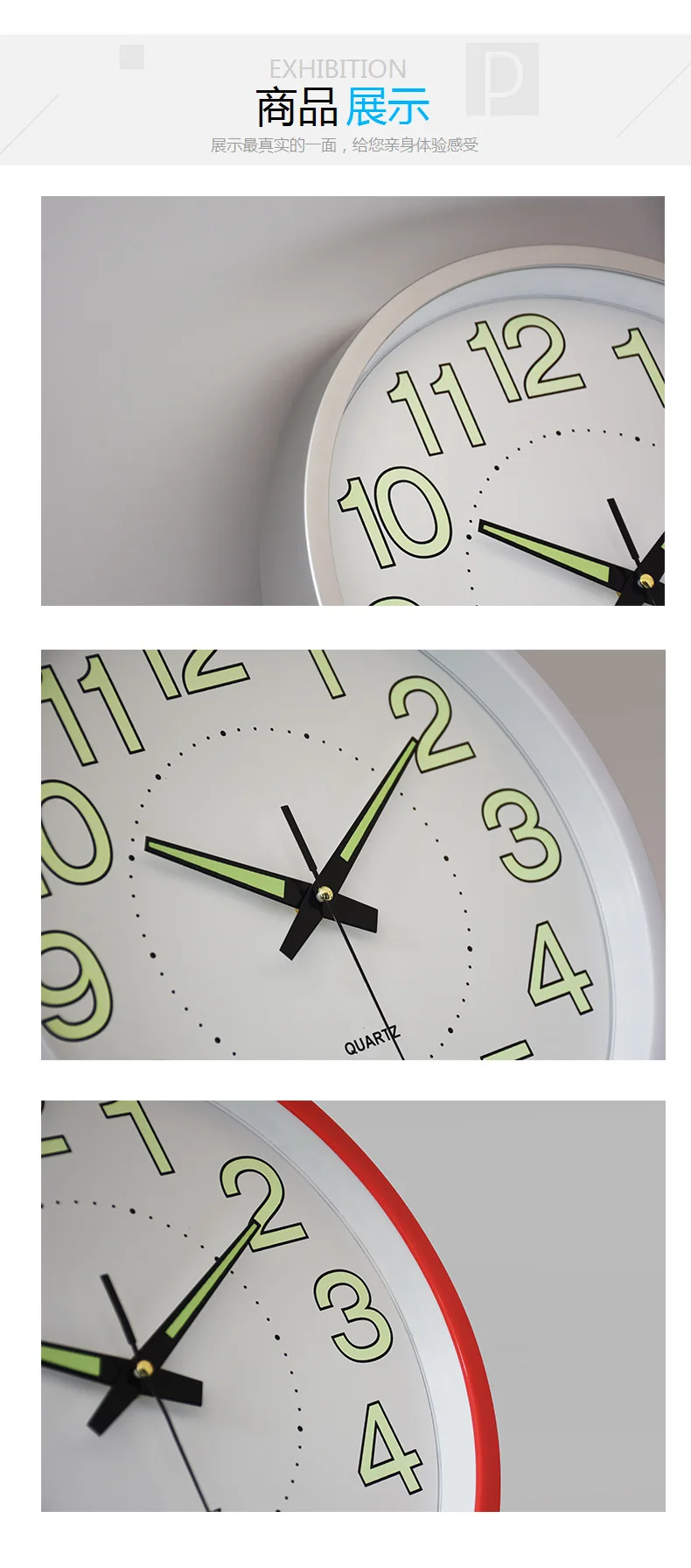 12 дюймов Луна светящиеся бесшумные настенные часы домашний декор цифровые настенные часы Relogio De Parede электронные часы на стену Новинка