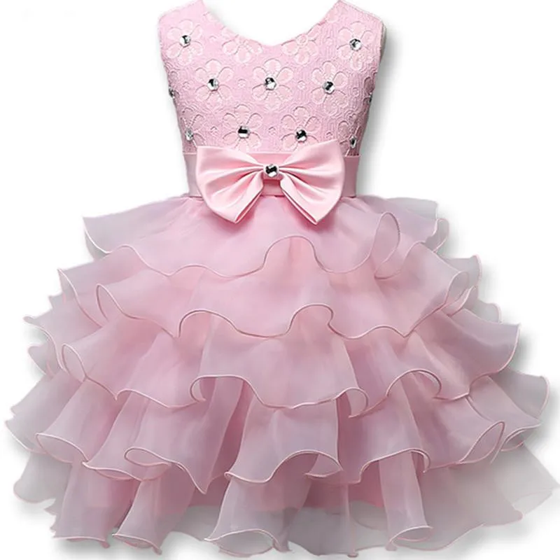 Best Selling A-Line Flower Girl Dresses Beading Lace Girls Pageant Dresses 2019 Girl Communion Dress Ruffles Kids Formal Wear (11)