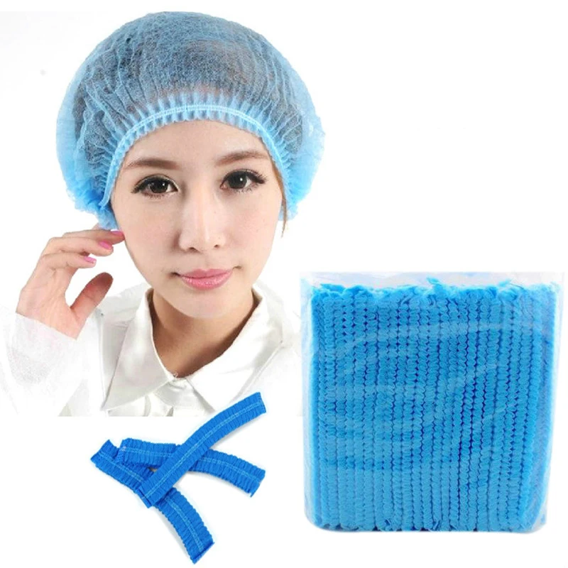 Buy 100pcs Nonwoven Permanent Makeup Caps Sterile hat