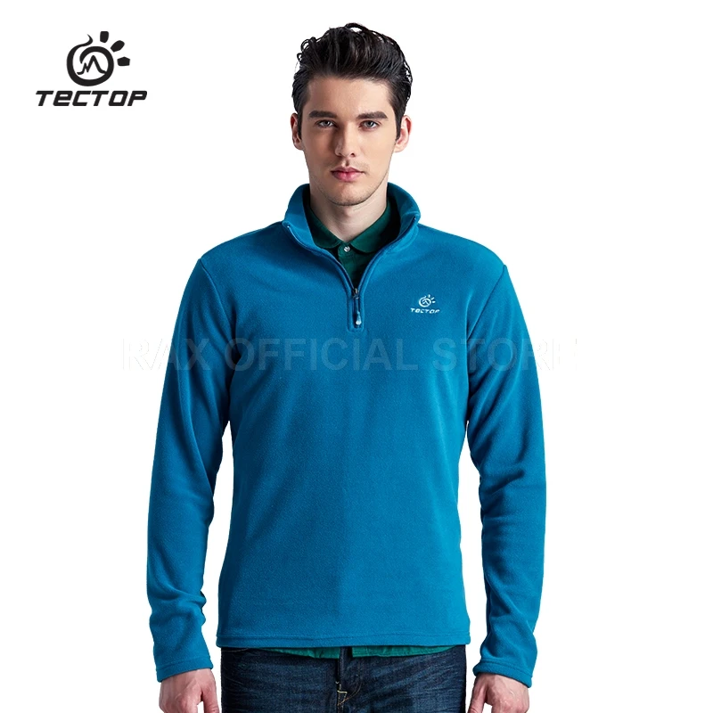 Мужская ветрозащитная куртка Tectop теплая флисовая для кемпинга спорта и