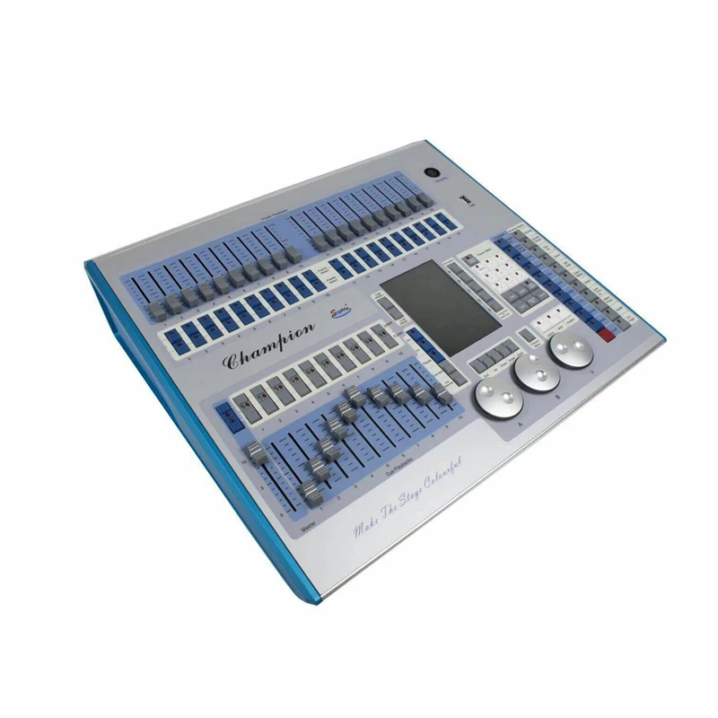 

Free shippig 1024 stage effect light controller for DJ disco DMX beam wash spot lighting moving head controller