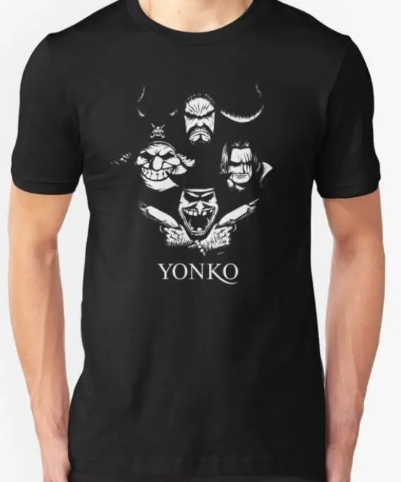 

2019 Fashion Yonko One Piece Ucs Yonko Four Emperors Marshall·D·Teach Resin Statue T-Shirt Tees