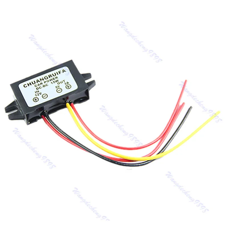

New 1pc DC/DC Converter Regulator 12V to 5V 3A 15W Car Led Display Power Supply Module
