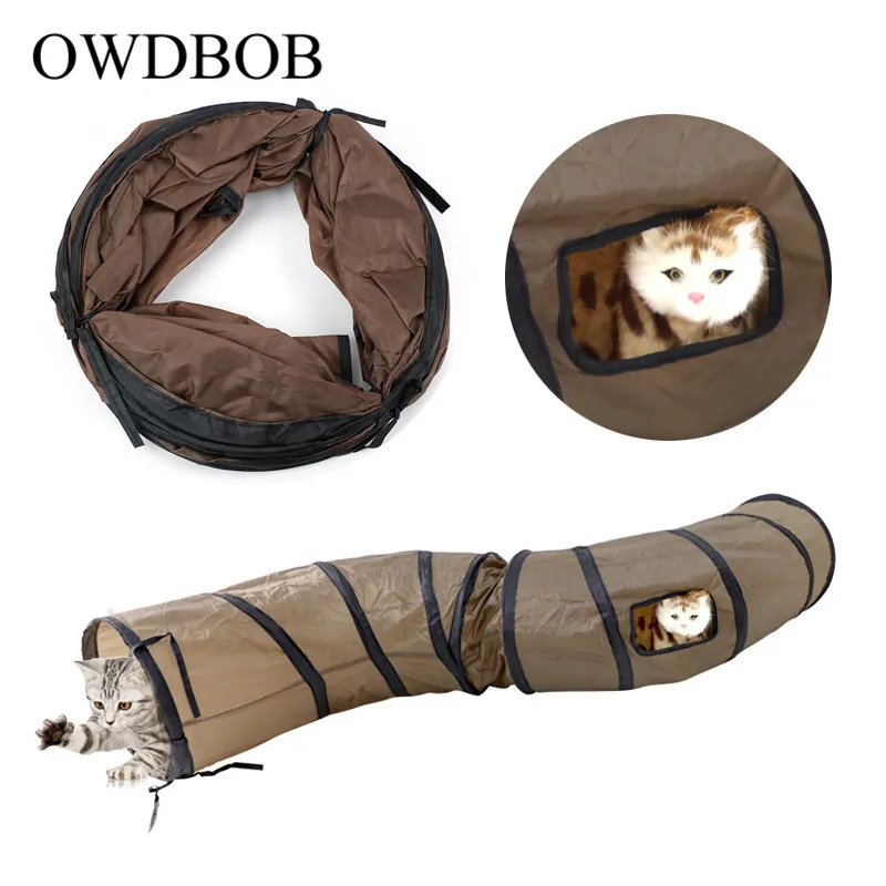

OWDBOB "S" Pet Cat Tunnel Funny Cat Play Tunnel Foldable Dog Cat Tunnel Toy Bulk Kitten Puppy Rabbit Play Tunnel Pet Supplies