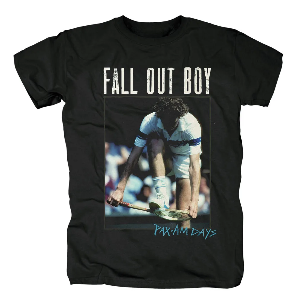 

Bloodhoof Free shipping dress like fall out boy Rock and roll Punk rock popular summer In Black T-shirt Asian Size