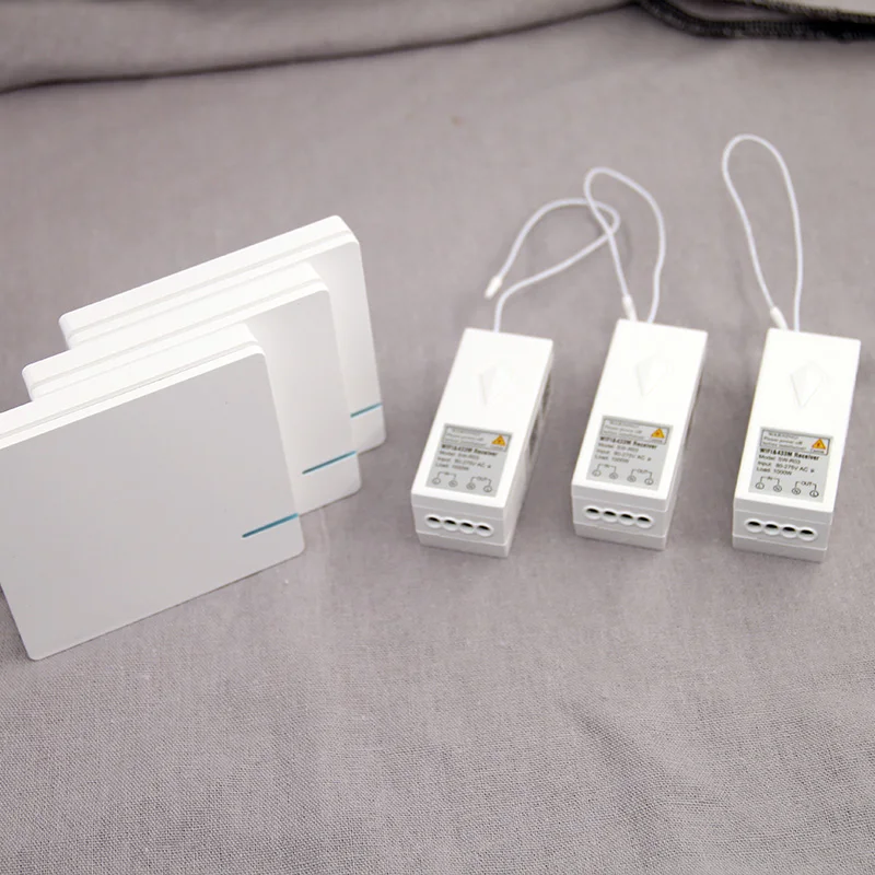 

1/2/3 Gang Wi-Fi APP RC Switch Wall Light Wireless Intelligence Remote Control APP Work with Alexa Google Home