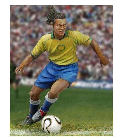 

New Unassembled 1/32 Players David Beckham Ronaldinho Kits Resin Kit DIY Toys Unpainted kits