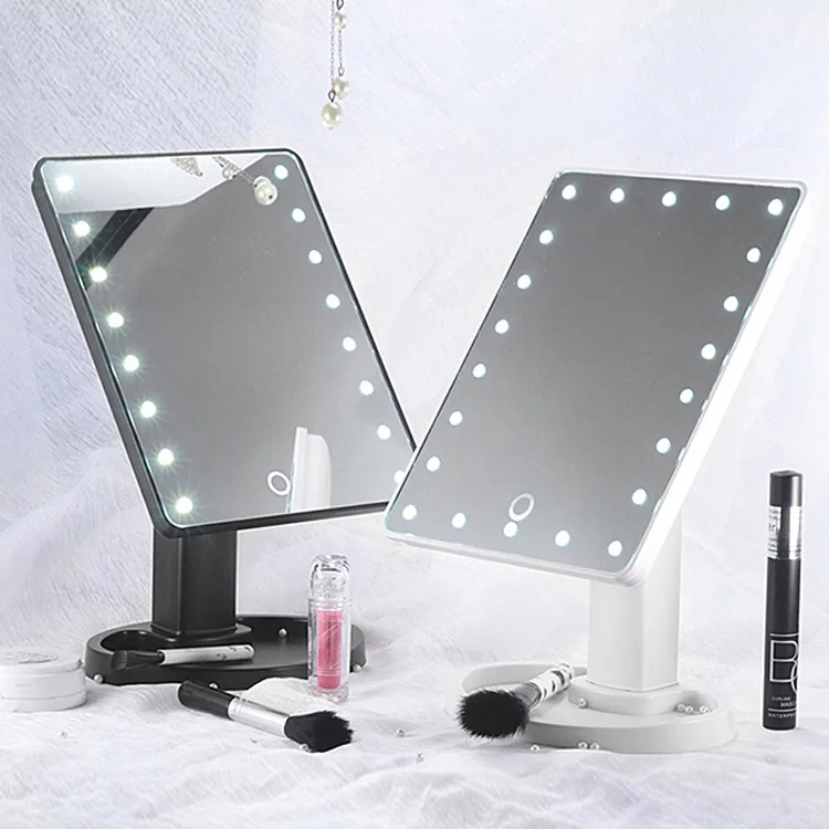 touch screen mirror with lights