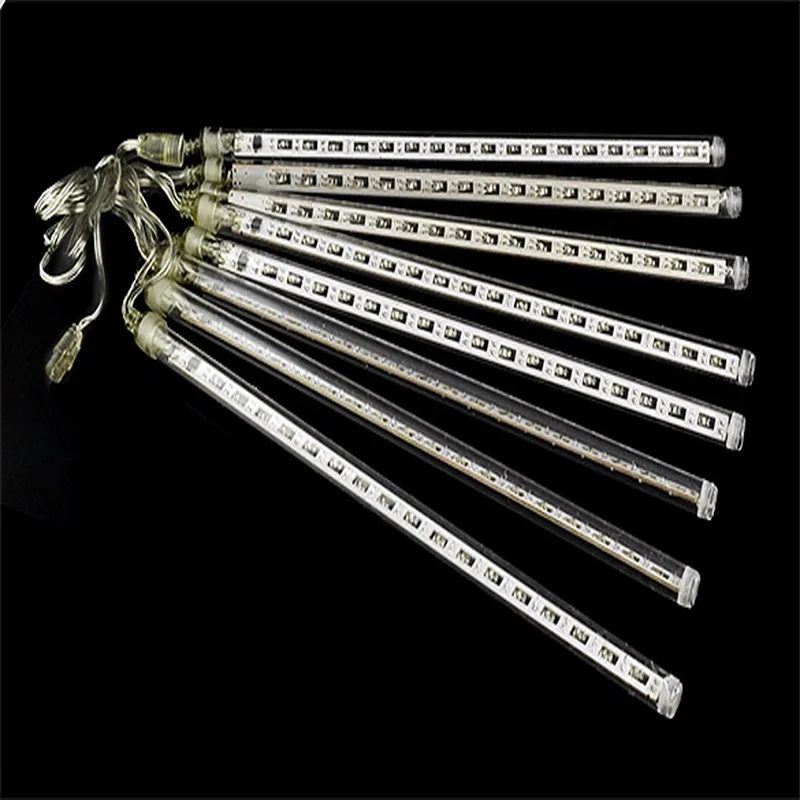 30CM* 8 Pieces Meteor Shower Rain Tubes LED Light for Christmas Wedding Garden Decoration 110V / US Plug Multicolor 30CM* 8 Pieces Meteor Shower Rain Tubes LED Light for Christmas Wedding Garden Decoration 110V / US Plug Multicolor