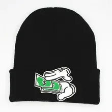 LDSLYJR ручная вышивка утолщенная вязаная шапка зимняя теплая шапка Skullies шапка бини шапка для мужчин и женщин 69