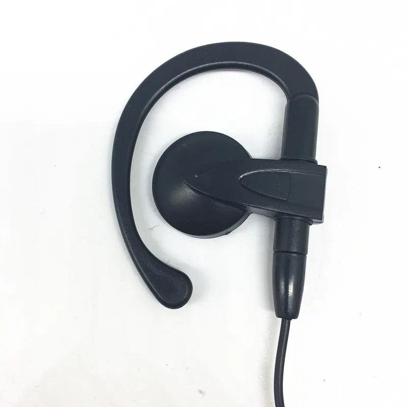 2x big Clamp collar PTT M plug 2pins headphone for motorola cp040 cp140 ep450 cp150 gp3188 dep450 dp1400 gp300 etc walkie talkie