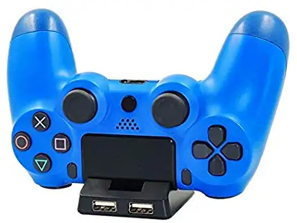 5 шт. двойной USB зарядная док-станция Подставка для PS4 Slim | Электроника