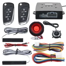 EASYGUARD Coche sistema de alarma con PKE keyless pasivo seguridad entrada keyless va sistema de arranque y parada del motor a distancia de bloqueo remoto DC12V