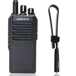 Abbree AR-25W Walkie Talkie Выход Мощность 25 Вт 10 Вт 5 Вт UHF 400-480 мГц 10 км Хэм двухстороннее радио 4000 мАч Батарея + Тактический антенны