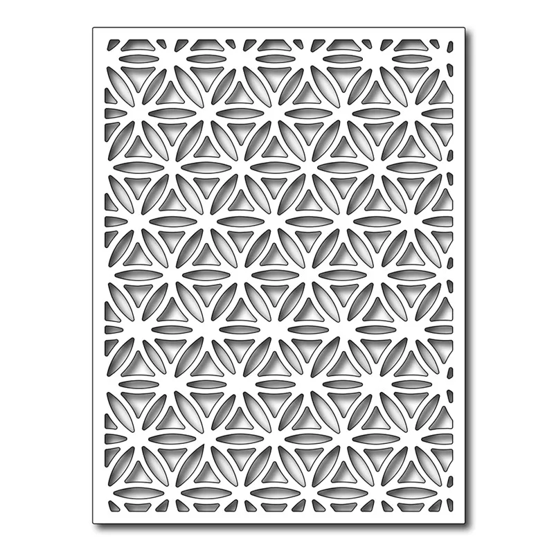 

Naifumodo Plaid Background Flower-shaped Metal Cutting Dies for Scrapbooking DIY New Crafts Dies Embossing Stencil Manual Dies