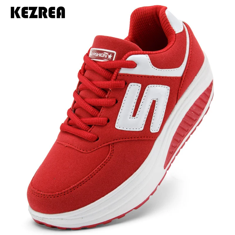 

KEZREA Outdoor Running Ladies Sports Shoes for Woman Sneakers Trainers Lose Weight Wedge Sneaker Fitness Running Shoes