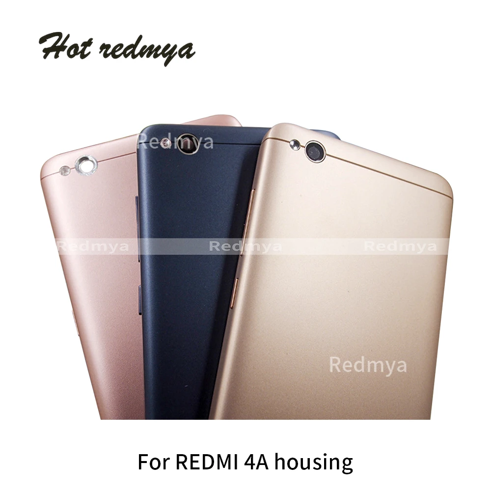 

Rear Back Housing For Xiaomi Redmi 4A Rear Back Battery Cover Hard Plastic Case Housing Replacement Parts