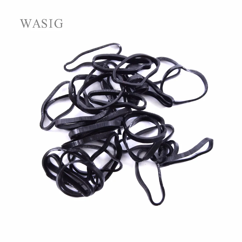 Hair-Accessories Hairband Big-Bags Elastic-Hair Disposable Rubber 250/Set Bands-Black-Color