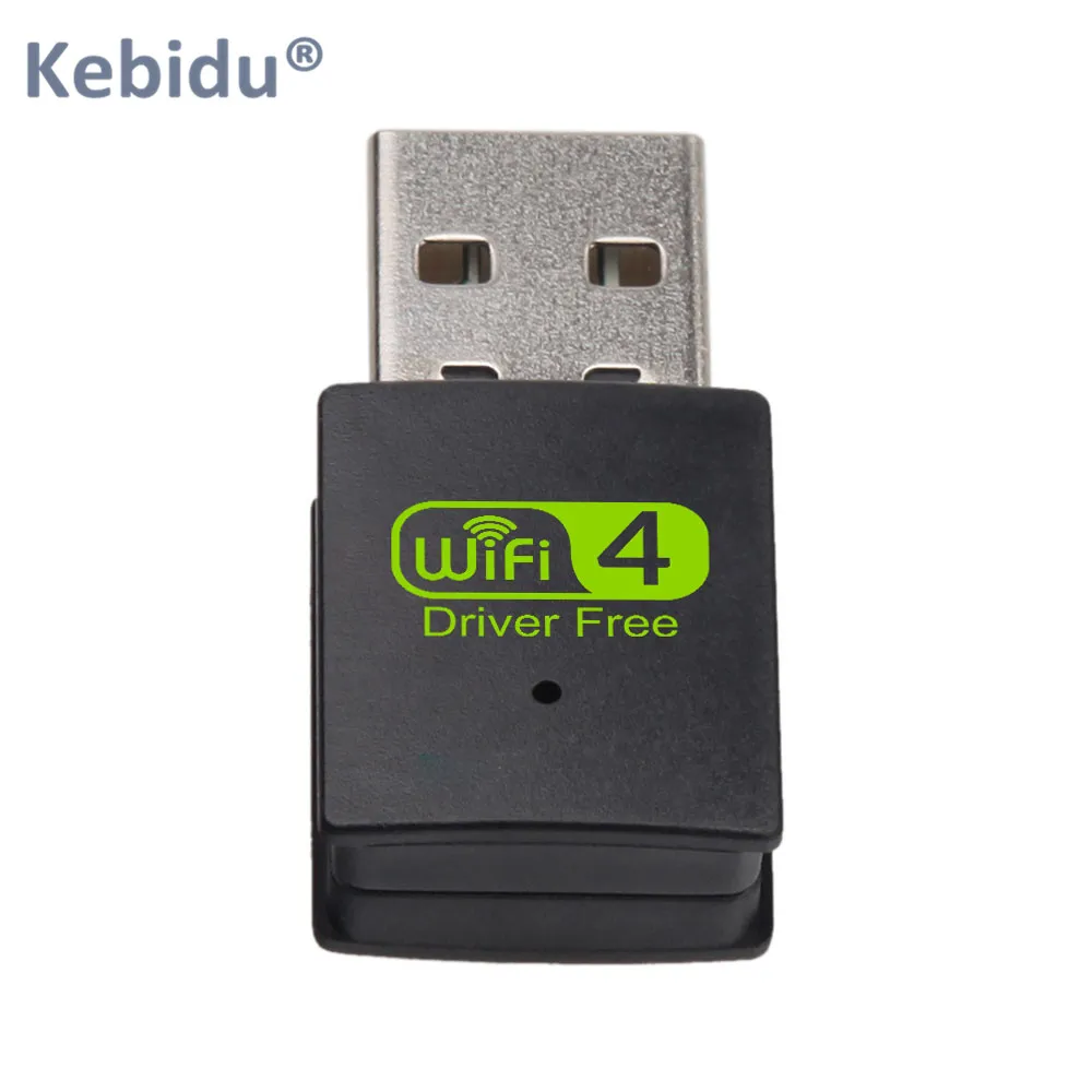 Беспроводной USB wi fi адаптер KEBIDU 300 Мбит/с ключ сетевая карта для ПК 2 4G Lan Ethernet