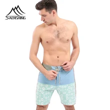 SAENSHING пляжные шорты, мужские плавки, летняя пляжная одежда для купания, шорты для серфинга, шорты для отдыха для мужчин