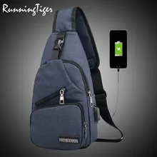 Мужские нагрудные сумки, зарядка через usb, водонепроницаемые, Оксфорд, холщовые сумки через плечо, маленькие сумки на одно плечо, сумки для путешествий, нагрудная сумка для мужчин