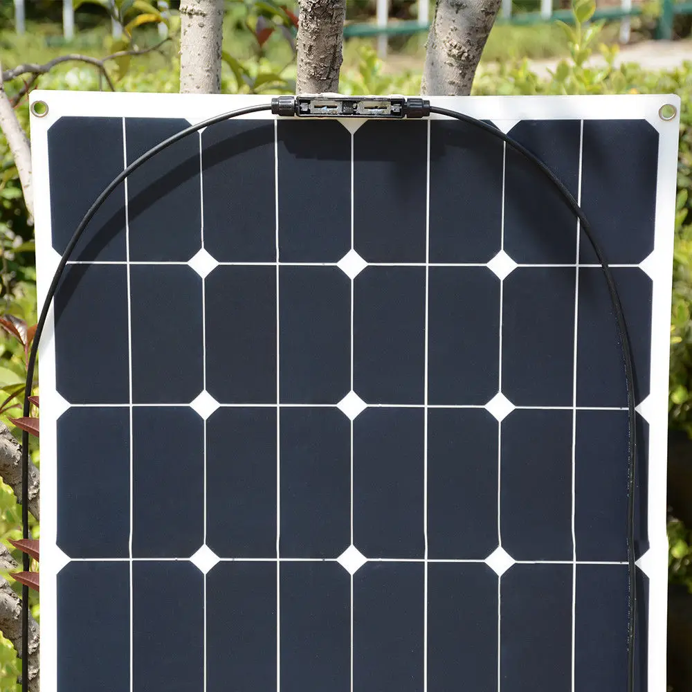 2*100W Sunpower Flexible Solar Panels 18V 100 watts Solar Module Charger for RV/Boat 200W Solar Power System 2*100W Sunpower Flexible Solar Panels 18V 100 watts Solar Module Charger for RV/Boat 200W Solar Power System