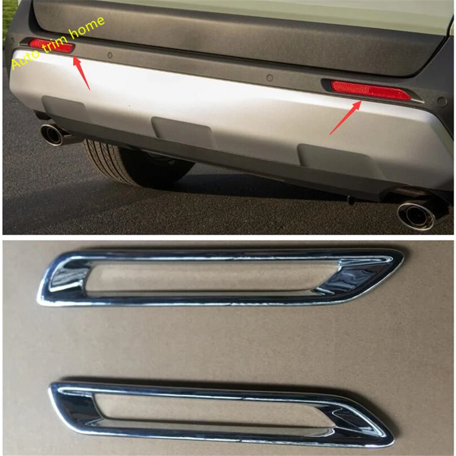 

Lapetus Exterior Refit Kit Fit For TOYOTA RAV4 RAV 4 2019 ABS Chrome Rear Fog Lights Lamp Frame Trim Accessories