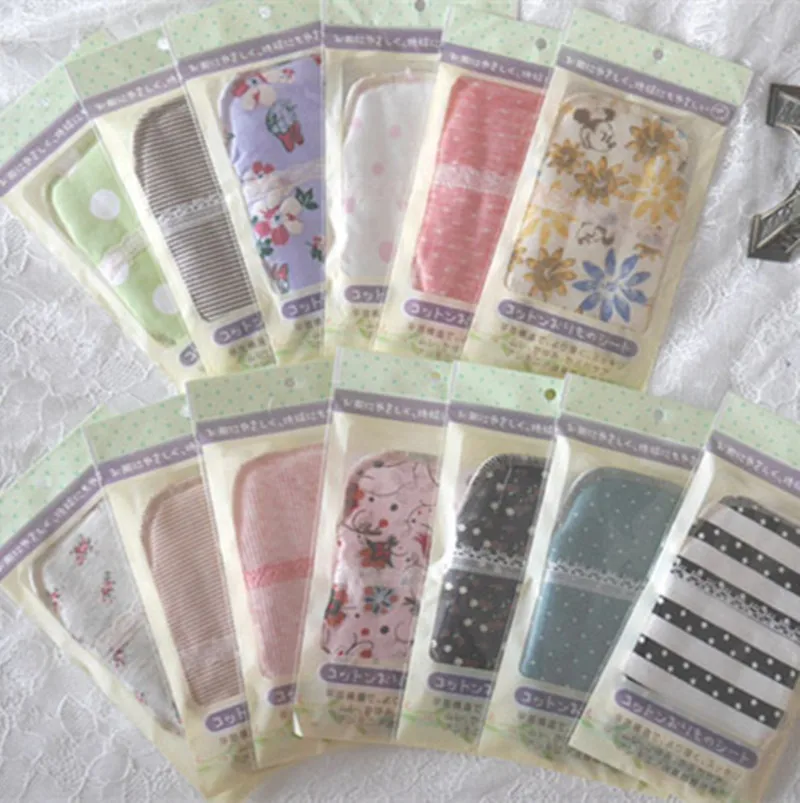 

50Pcs Reusable Washable Menstrual Pad Sanitary Napkin Menstrual Liner Cloth Panty Liners Maternity Mama Pads mixed color 14mm