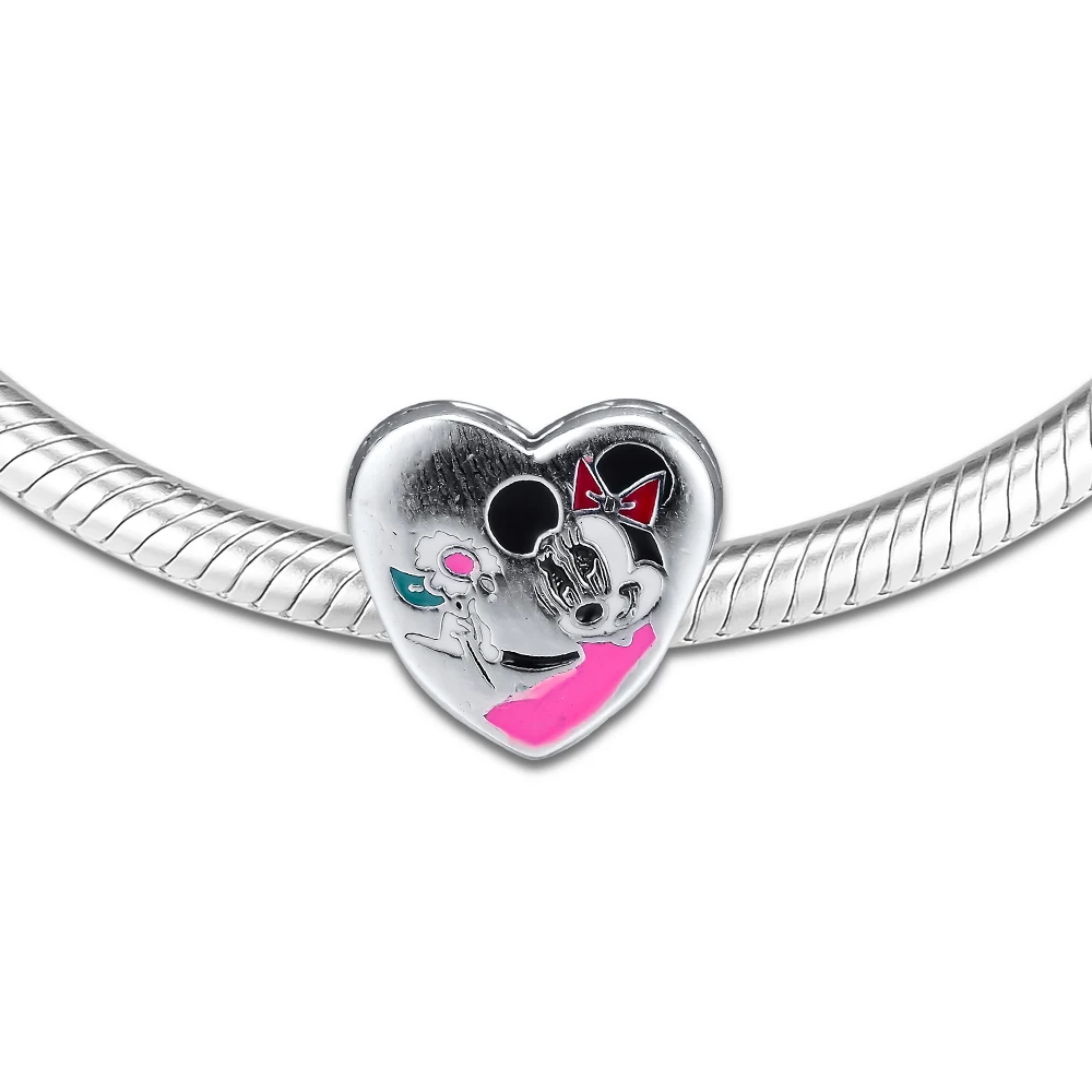 

DIY Fits for Pandora Charms Bracelets Mouse Beads 100% 925 Sterling-Silver-Jewelry with Mixed Enamel Free Shipping