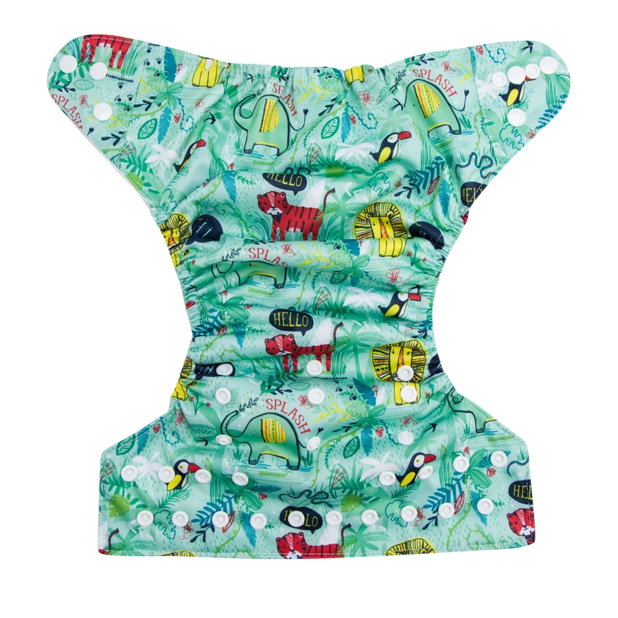 10 штук детские подгузники комплекты моющиеся Подгузники Super Dry Детские карман ткань пеленки