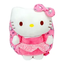 Cartoon Hello Kitty plush backpack cute toys hobbies children backpack dolls school bag plush bags for