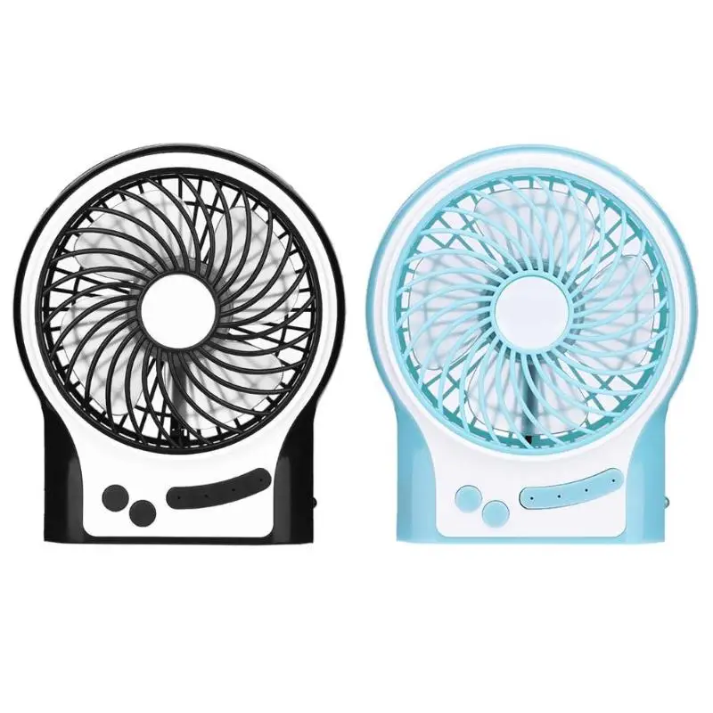 

Portable USB Li-ion Battery Rechargeable Fan Air Cooler Mini Operated Desk Fan 3 Modes Speed Adjustable Office USB Cooling Fan