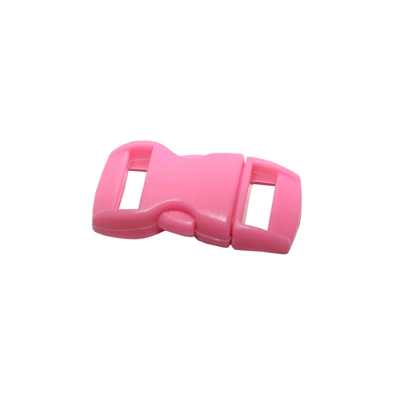 5000 Stück bunte 3/8 Zoll Kunststoff-Seitenverschluss-Schnalle, Fallschirm 550-Kordel, Paracord-Armband, gebogenes Hundehalsband, Riemen, Taschenzubehör – Detail 9