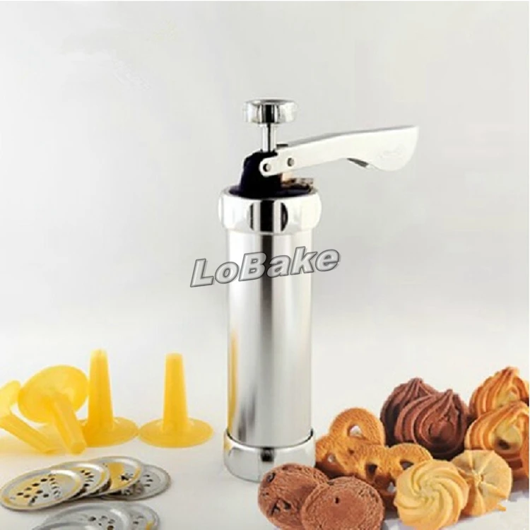 Hotselling metal Cookie extruder Press Machine Biscuit Maker Cake Making Gun Kitchen Tools Set decorating supplies | Дом и сад