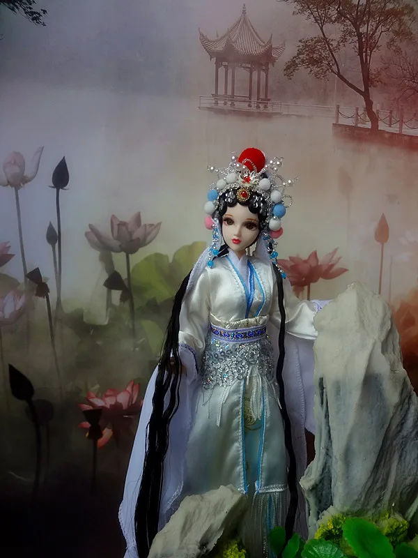 Традиционный китайский древний красота Кукла коллекционная девушка куклы ручной работы Элегантные восточные куклы игрушки w/реалистичные 3D глаза