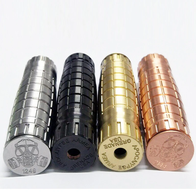 HOT-Apocalypse-mod-Mech-Mod-18650-Battery-24mm-Mechanical-Mod-brass-red-copper-Vapor-Vaporizer-Mod (3)