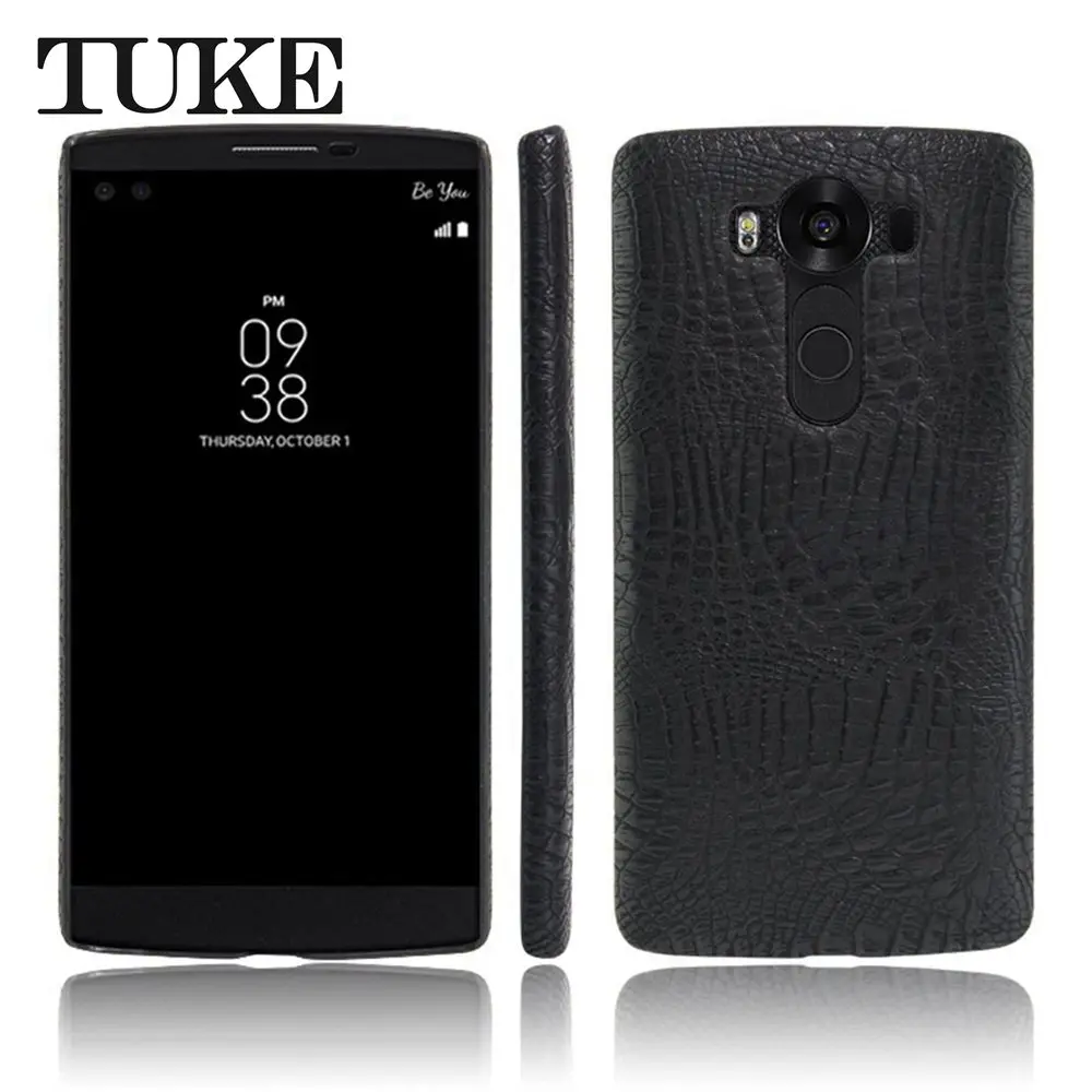 

Case for LG V10 Crocodile Pattern Leather Hard PC Plastic Back Cover capa For LG V10 F600 H968 Phone Cases Coque