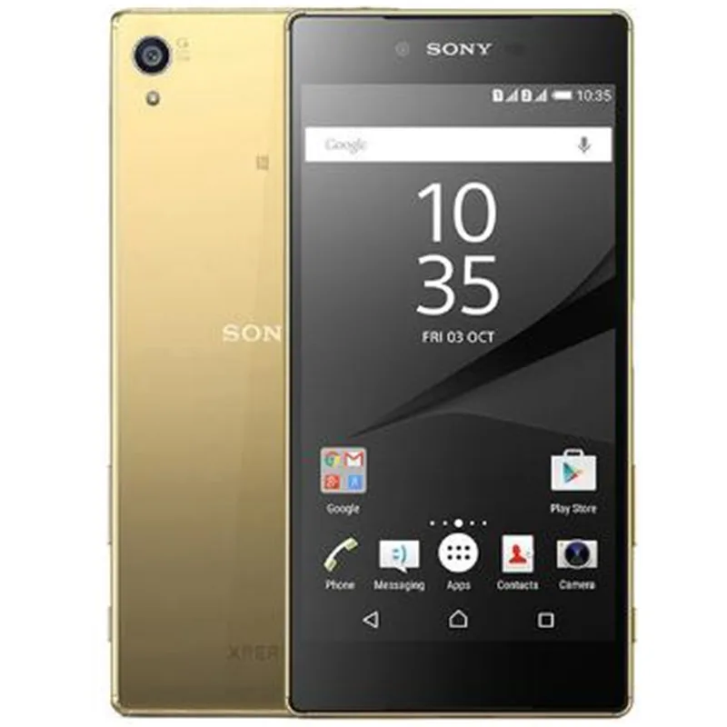 Разблокирована оригинальный sony Z5 Premium Dual Sim E6883 Z5P 4G LTE 5,5 "отпечатков пальцев Android мобильного телефона Оперативная память 3 GB Встроенная