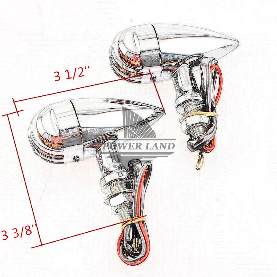 Алюминиевая Пуля Стиль гриль маска указатель поворота для мотоцикла поворотники янтарные Световые индикаторы светодиодный светильник хром Универсальный для Harley