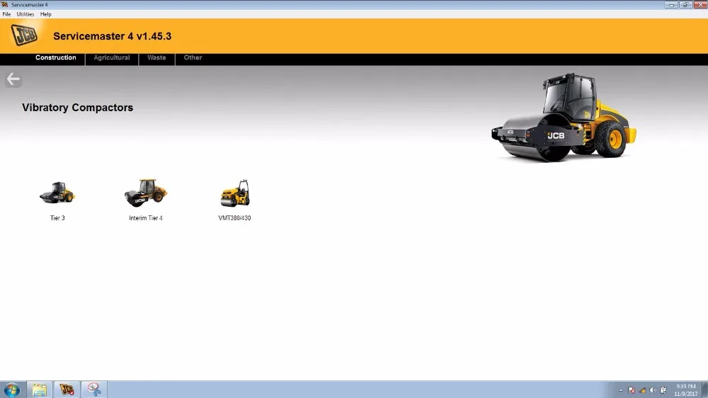 Строительная сельскохозяйственная техника диагностический инструмент для электронного сервисного инструмента JCB интерфейс услуги Мастер 4 v1.24.5
