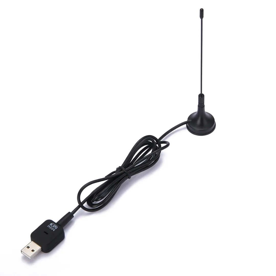 Mini Digital DVB-T USB 2.0 Mobile HDTV TV Tuner Stick Receiver+DVB-T Portable Antenna+Remote Control+Driver CD For HDTV DVD