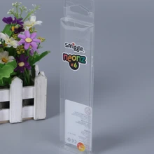 Высокое качество пользовательских цветной печати пластмассовый флакон ПЭТ Прозрачный Прозрачная ПВХ коробка, глянцевая ламинация складной детские подарки пластиковая коробка- подача заявки на PX20285