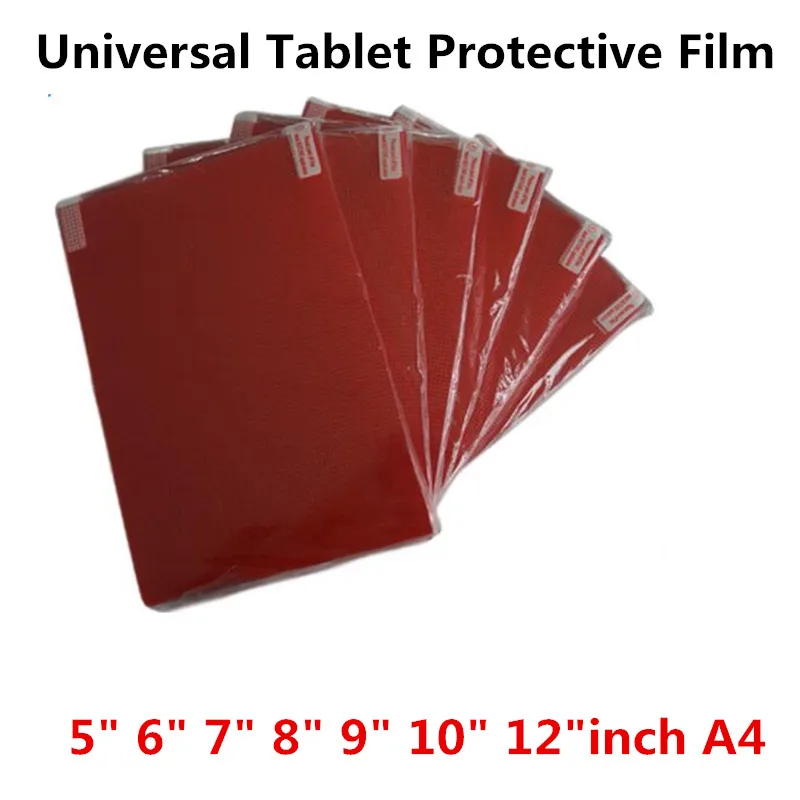 Clear Soft Tablet PC Screen Protector For Universal / 5.0 6.0 7.0 8.0 9.0 10 12 inch Car GPS General Toughened Protective Film Clear Soft Tablet PC Screen Protector For Universal / 5.0 6.0 7.0 8.0 9.0 10 12 inch Car GPS General Toughened Protective Film