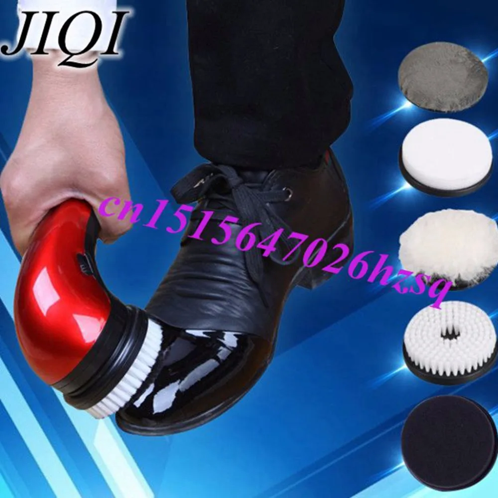 JIQI бытовой электрический мини полировщик обуви ручной Портативный Кожа полировочное оборудование Автоматическая машина для очистки