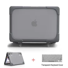 Противоударный жесткий чехол, складная подставка для macbook Air Pro retina 11 12 13 15 для Mac book 13,3 дюймов, сенсорная панель+ чехол для клавиатуры