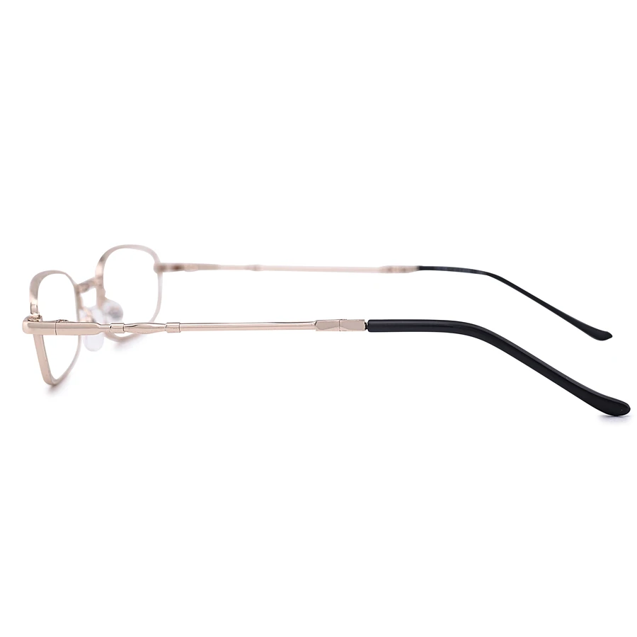 Складные портативные очки для чтения металлическая оправа Смола очки женские, мужские дальнозоркость старые легкие очки с чехлом + 1,0 до + 4,0