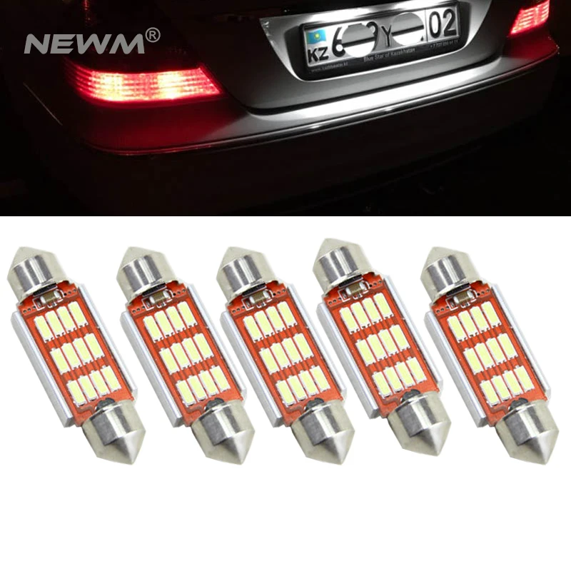 

5pcs Canbus No Error 36MM C5W LED License Plate Light for Mercedes Benz W208 W209 W203 W169 W210 W211 W212 AMG CLK